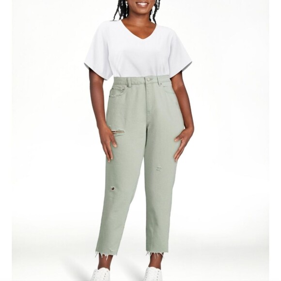 NWOT Boundaries Juniors' High Rise Slim Straight Cropped Jeans size 9 - Picture 4 of 6